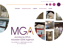 Tablet Screenshot of mga-architectes.com